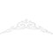 Ekena Millwork Pitch Baile Architectural Grade PVC Gable Pediment, 48"W x 14"H x 1"P (7/12) GPP048X014X100BAI - alternate 4